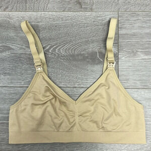 Hofish Seamless Nursing Bra Nude M